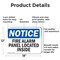 Signmission Fire Alarm Panel Located Inside OSHA Notice Sign, Aluminum, 18in W x 12in L, 2PK OS-2PACK-NS-A-1218-L-12533 - alternate 4